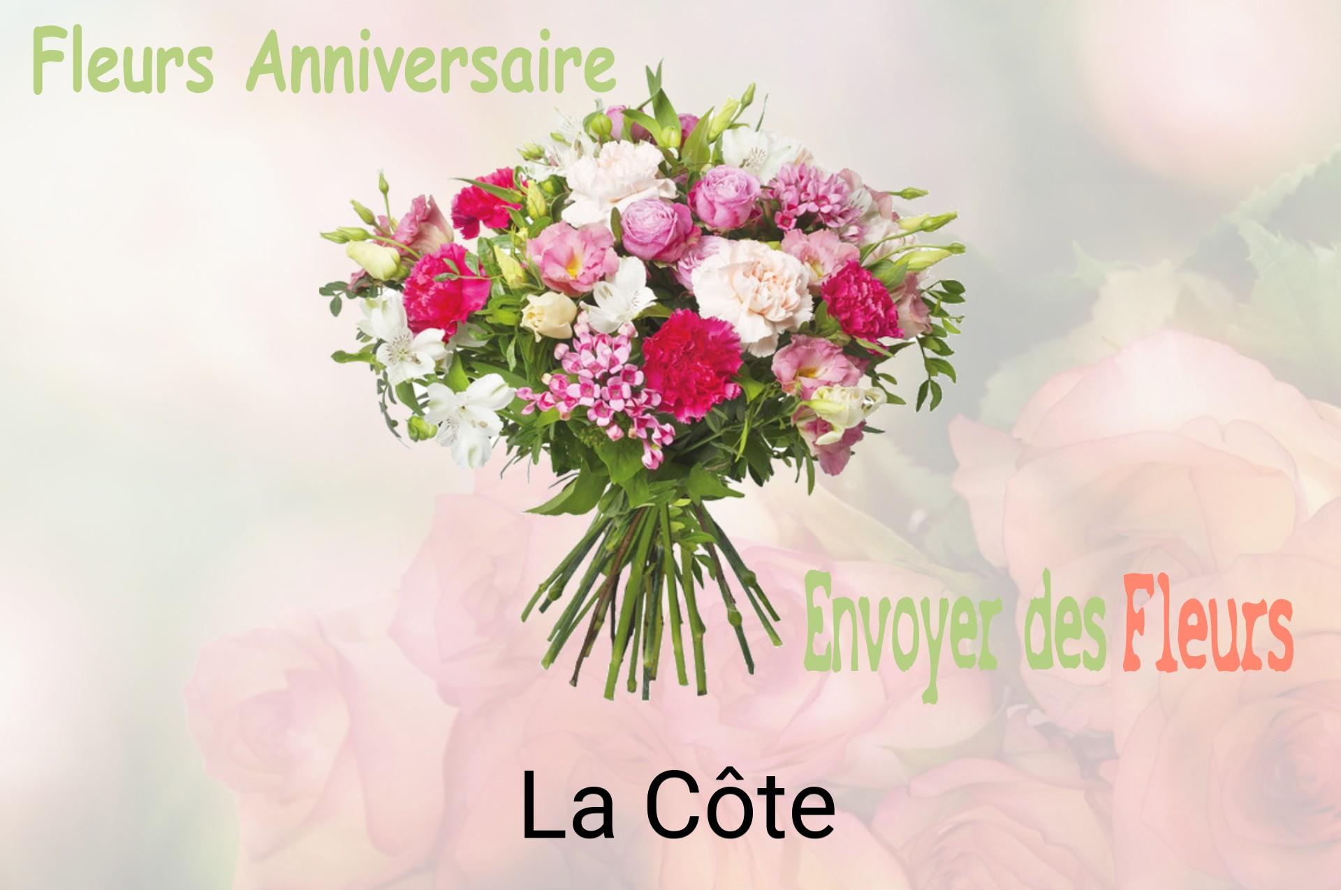 Bouquet de fleurs d’anniversaire livré à La Côte