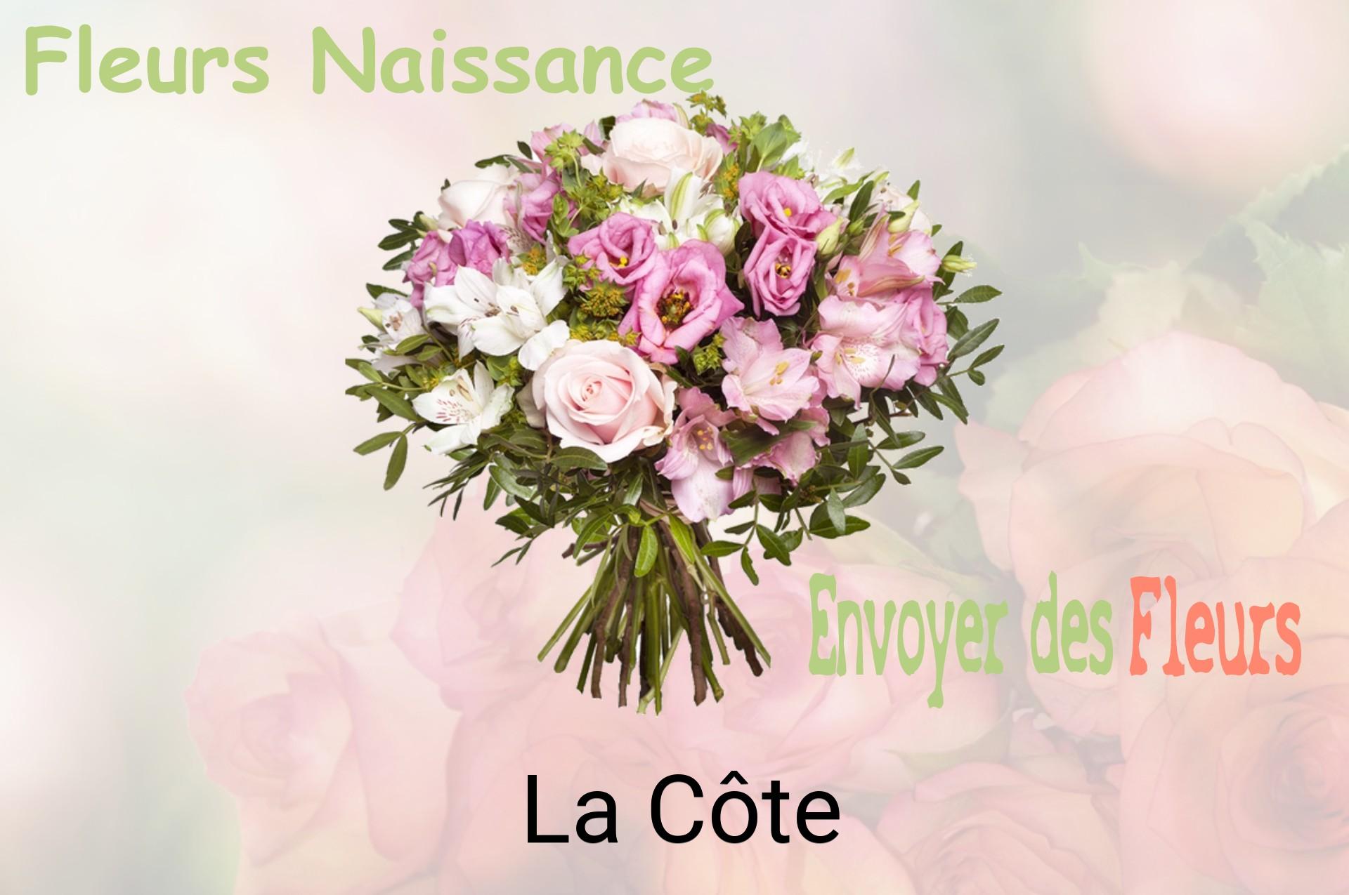 Bouquet de fleurs de naissance livré à La Côte